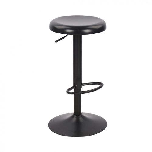 Tabouret De Bar Réglable En Métal H60-81cm