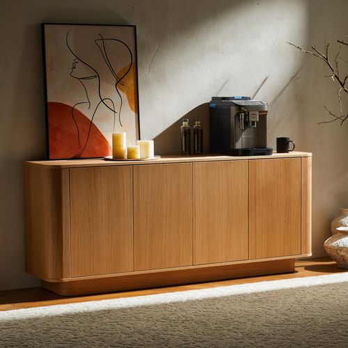 Buffet 4 Portes En Bois L180cm