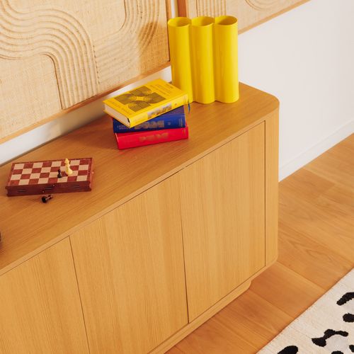 Buffet 4 Portes En Bois L180cm