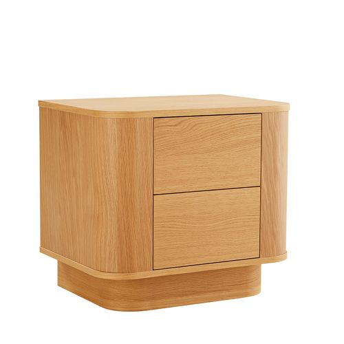 Table De Chevet 2 Tiroirs En Bois