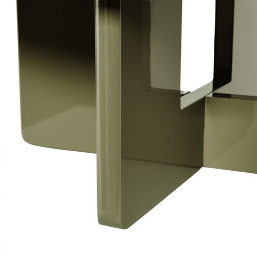 Table Basse Ronde En Bois Laqué Ø80cm