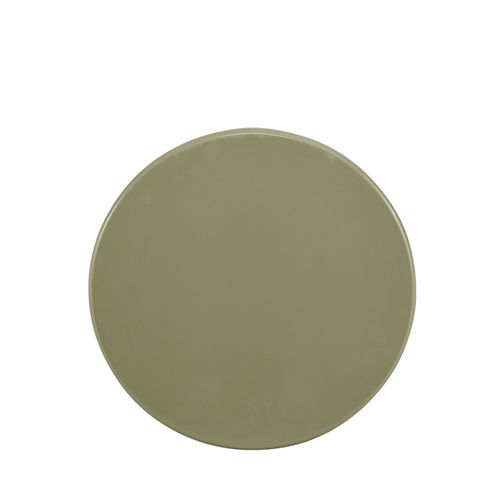 Table D'appoint Ronde En Bois Laqué Ø50cm