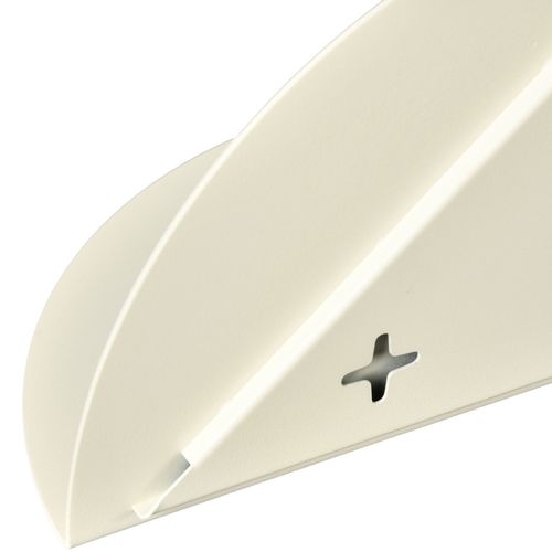 Lot De 2 Étagères Murales Demi-cercle En Métal L17,5cm