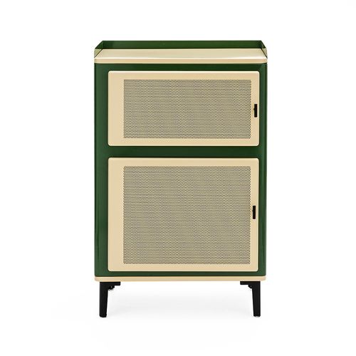 Petit Meuble De Rangement 2 Portes En Métal H94cm