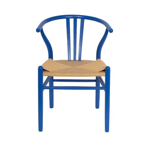 Lot De 2 Chaises En Corde Tressée Et Bois