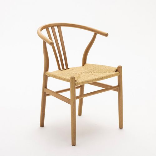Lot De 2 Chaises En Corde Tressée Et Bois