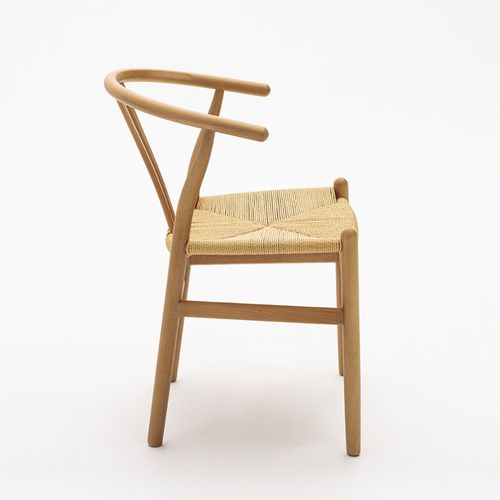 Lot De 2 Chaises En Corde Tressée Et Bois