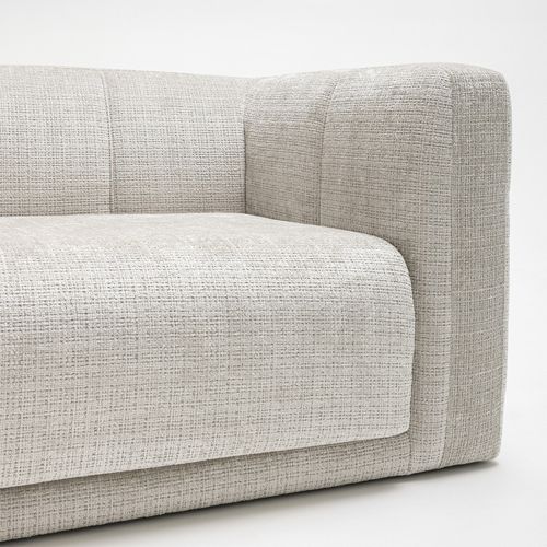 Canapé Convertible 4 Places En Tissu Chenille