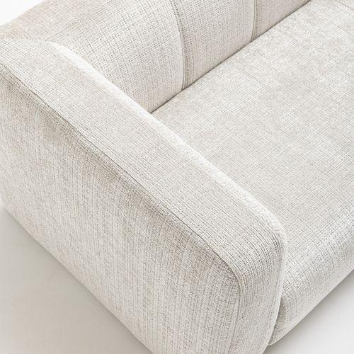 Canapé Convertible 4 Places En Tissu Chenille