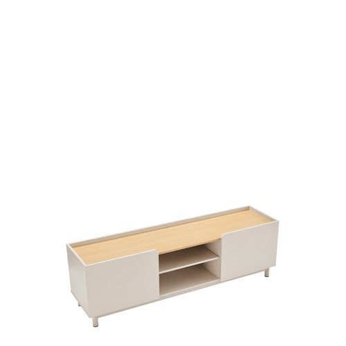 Meuble TV 2 Portes En Bois Et Métal L160cm