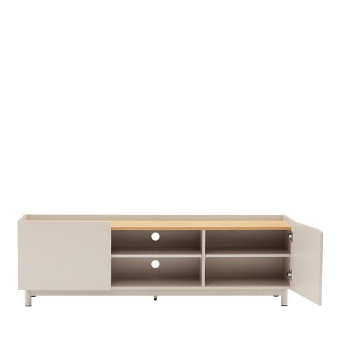 Meuble TV 2 Portes En Bois Et Métal L160cm