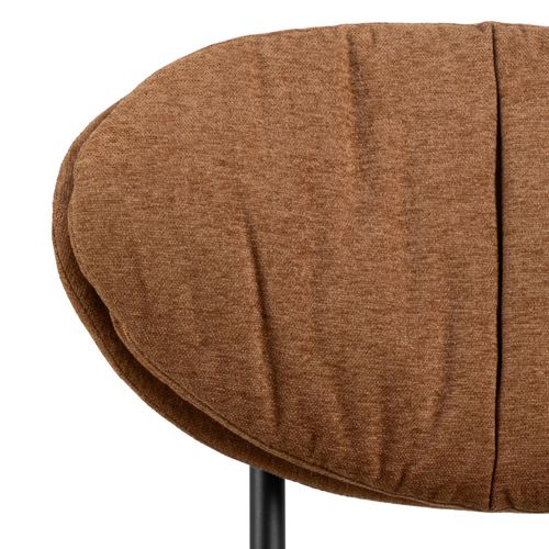 Fauteuil Lounge En Tissu Et Métal