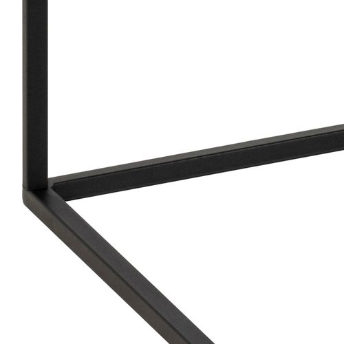 Table Basse En Effet Marbre Et Métal 110x55cm