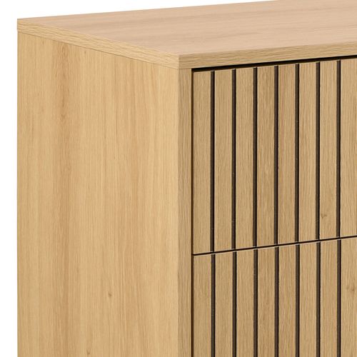 Commode 6 Tiroirs En Bois L157.9cm