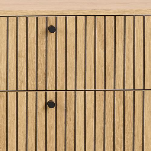 Commode 6 Tiroirs En Bois L157.9cm