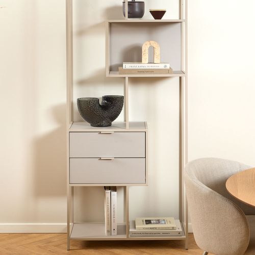 Étagère 2 Tiroirs En Métal H185cm