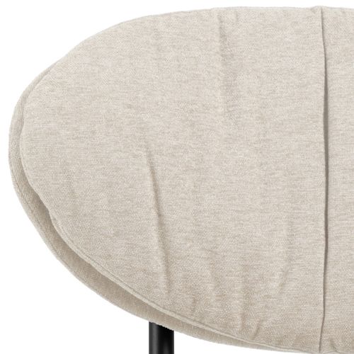 Fauteuil Lounge En Tissu Et Métal