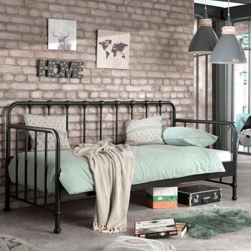 Lit Enfant Banquette En Métal 90x200cm