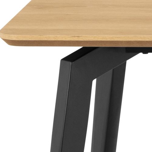 Table à Manger 4 Personnes En Bois Et Métal