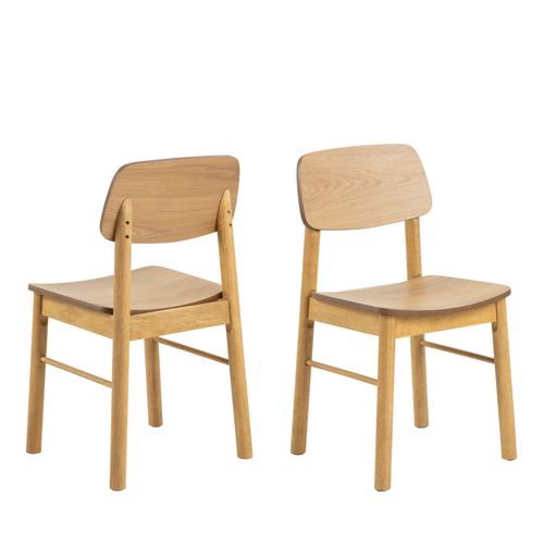 Lot De 2 Chaises En Bois
