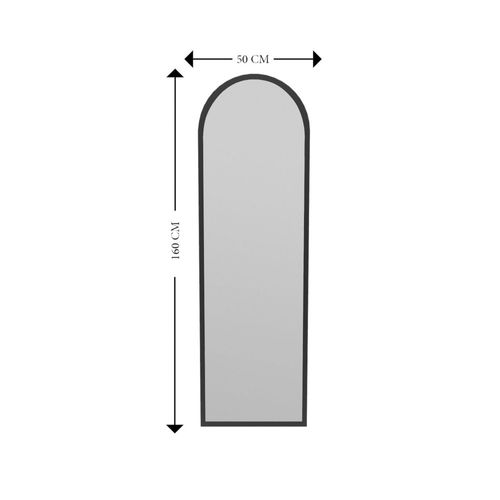 Miroir Sur Pieds En Bois 50x160cm