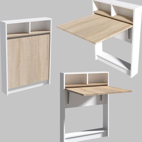 Table à Manger Rétractable 2 Personnes En Bois