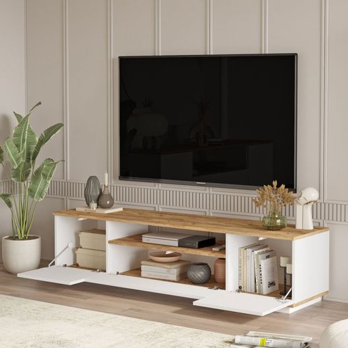 Meuble TV 3 Portes En Panneaux De Particules L180cm