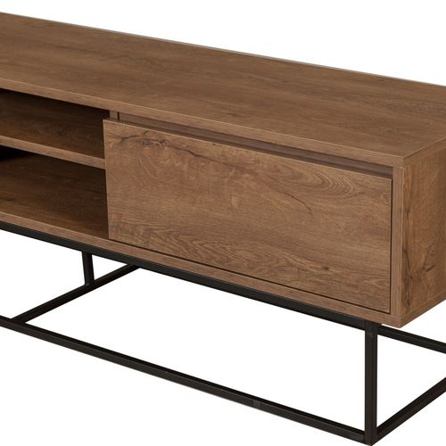 Meuble TV 2 Tiroirs En Panneaux De Particules L180cm