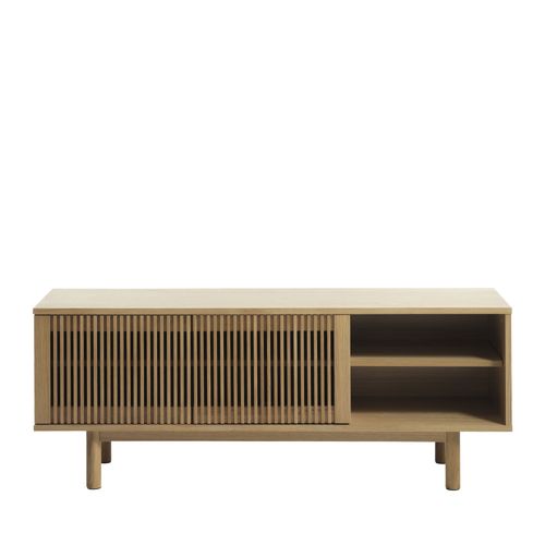 Meuble TV 2 Portes En MDF Et En Panneaux De Particules L143cm