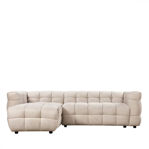 Canapé D'angle Réversible 4 Places En Tissu