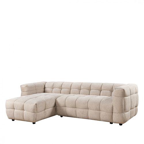 Canapé D'angle Réversible 4 Places En Tissu