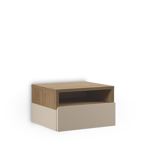 Table De Chevet Murale 1 Tiroir En Bois