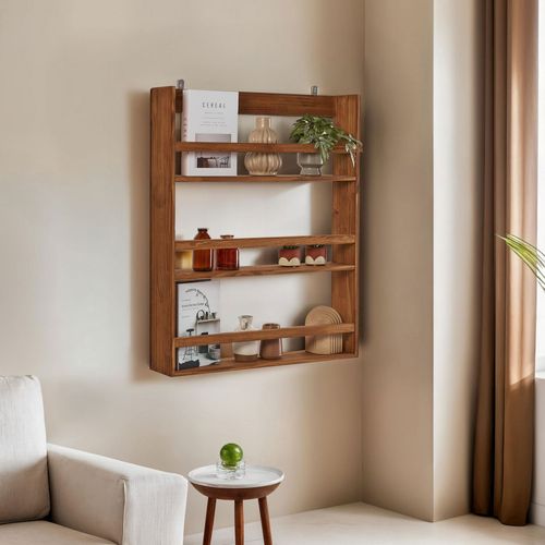 Étagère Murale En Bois L73cm