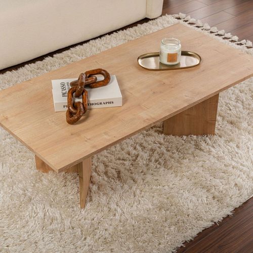 Table Basse En Bois 119x60cm