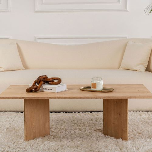 Table Basse En Bois 119x60cm