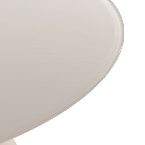 Table à Manger 4 Personnes Ronde En Verre Trempé Et Métal D.120cm