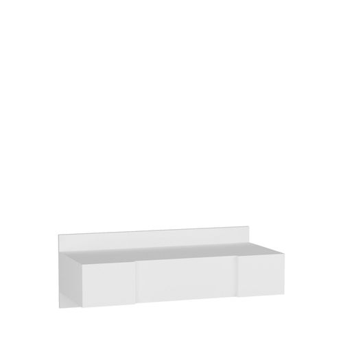 Coiffeuse Murale 3 Portes Avec Miroir Intégré L100cm