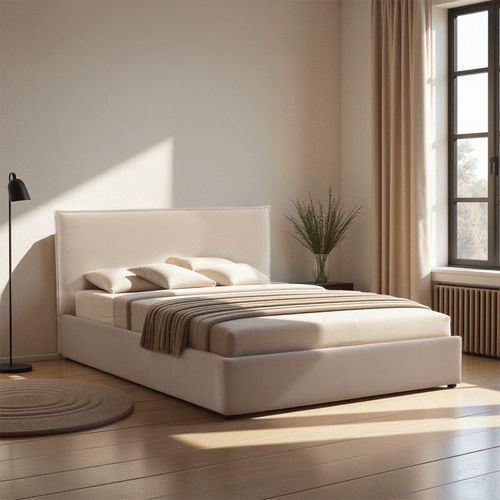 Lit Coffre En Velours Côtelé 180x200cm