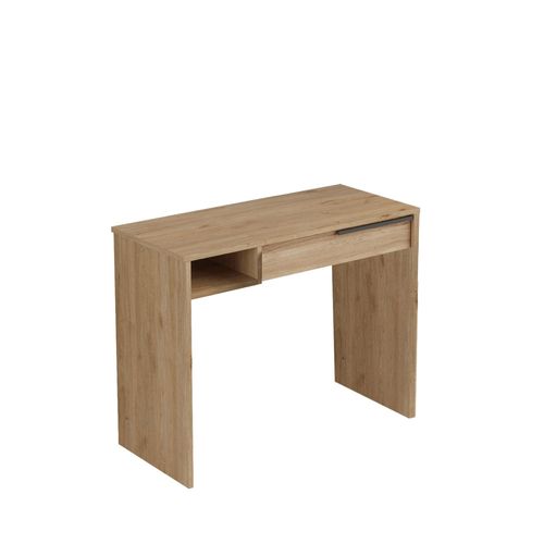 Coiffeuse 1 Tiroir Avec Miroir à Fixer L45cm