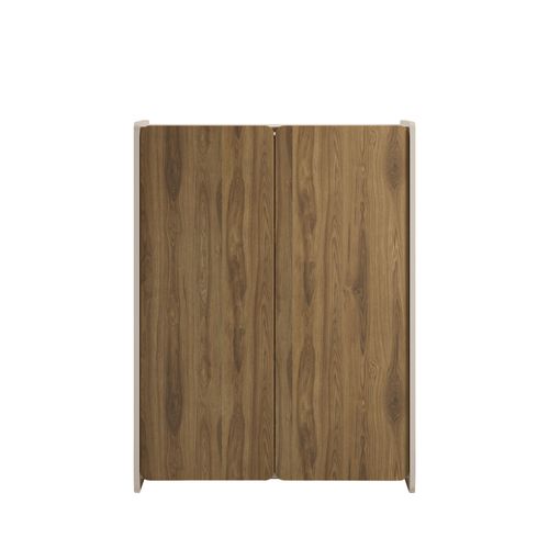 Buffet Haut 2 Portes En Bois H125cm