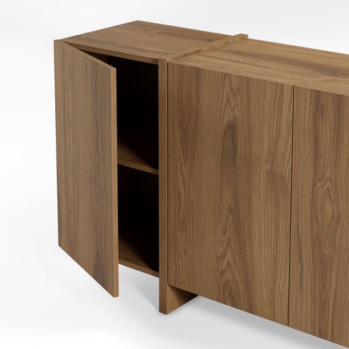 Buffet 4 Portes En Bois L180cm