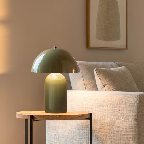 Lampe à Poser Champignon En Métal