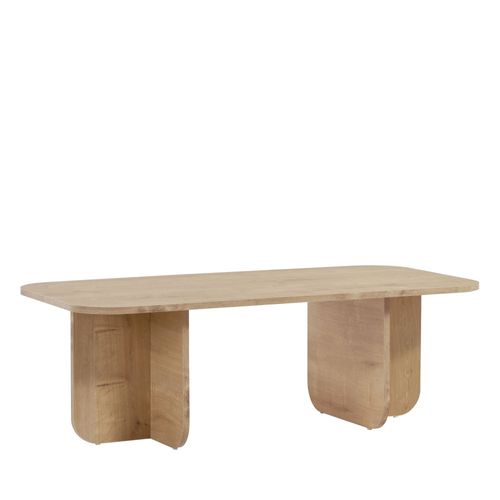 Table Basse Rectangulaire En Bois 120x60cm
