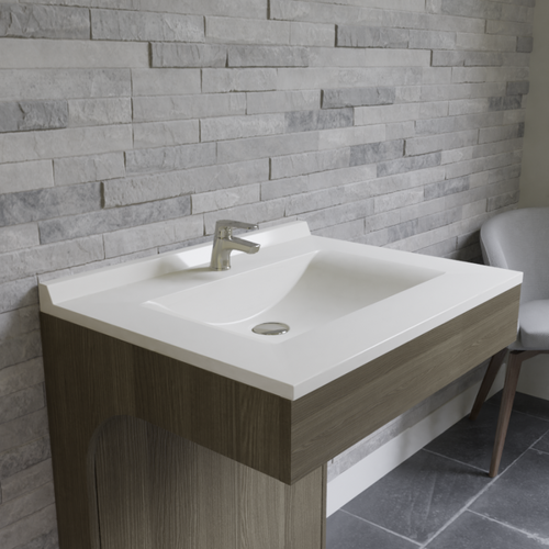 Plan Simple Vasque En Résine De Synthèse Resiplan - 70 Cm