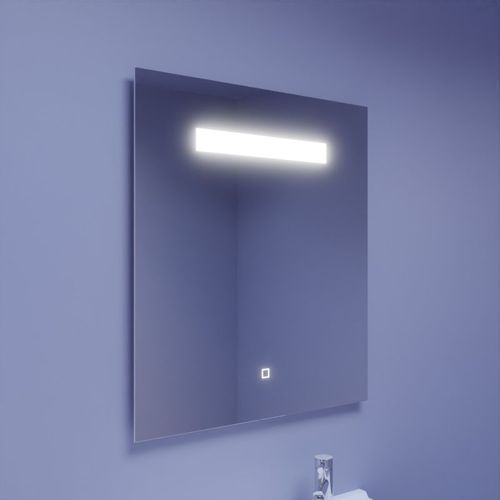 Miroir Lumineux Elegance 70x80 Cm - Avec Interrupteur Sensitif
