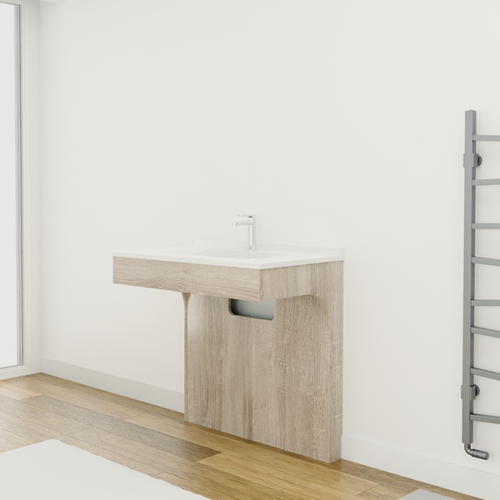 Meuble Simple Vasque Pmr Altea 80 Cm - Cambrian Oak