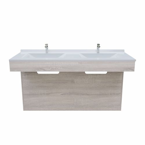 Meuble Double Vasque Pmr Altea 140 Cm - Cambrian Oak