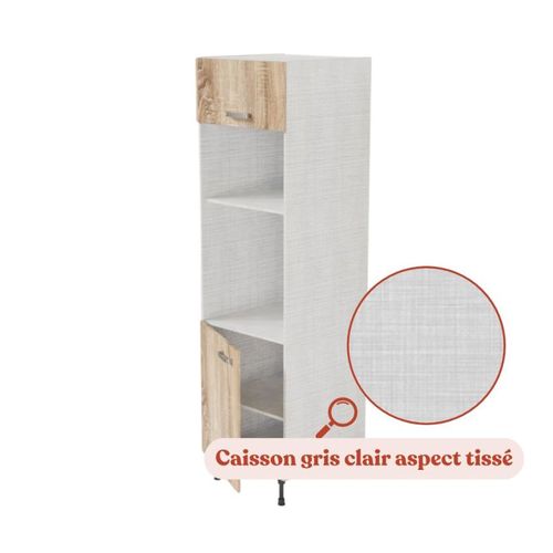 Colonne De Rangement - Encastrements Four Et Micro-ondes - Bois