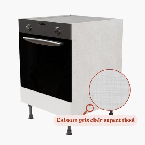 Meuble Bas Four - 60 Cm - Blanc