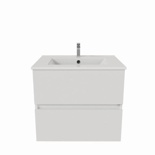Meuble Salle De Bain Suspendu 60 Cm Rosaly- - Céramique
